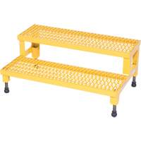 Adjustable Step-Mate Stand, 2 Step(s), 36-3/16" W x 22-7/8" L x 15-1/4" H, 500 lbs. Capacity Moffatt Supply & Specialties