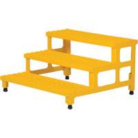 Adjustable Step-Mate Stand, 3 Step(s), 36-3/16" W x 33-7/8" L x 22-1/4" H, 500 lbs. Capacity Moffatt Supply & Specialties
