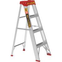 Step Ladder, 4', Aluminum, 200 lbs. Capacity, Type 3 Moffatt Supply & Specialties