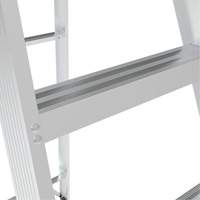 Step Ladder, 10', Aluminum, 225 lbs. Capacity, Type 2 Moffatt Supply & Specialties