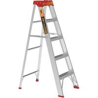 Step Ladder, 5', Aluminum, 200 lbs. Capacity, Type 3 Moffatt Supply & Specialties