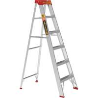 Step Ladder, 6', Aluminum, 200 lbs. Capacity, Type 3 Moffatt Supply & Specialties