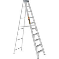 Step Ladder, 10', Aluminum, 225 lbs. Capacity, Type 2 Moffatt Supply & Specialties