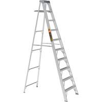 Step Ladder with Paint Tray, 10', Aluminum, 225 lbs. Capacity, Type 2 Moffatt Supply & Specialties