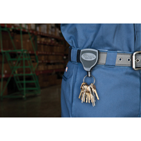 Super48™ Key Chains, Polycarbonate, 48" Cable, Belt Clip Attachment VE525 | Moffatt Supply & Specialties