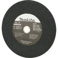 Meule abrasive pour scies &agrave; tronçonner et meuleuses dangle, 12" x 7/64", Arbre de 1", 4500 Tr/min Moffatt Supply & Specialties