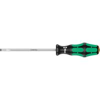 Slotted Screwdriver, 5.5 mm Tip, Round, 8-25/32" L, Plastic Handle Moffatt Supply & Specialties