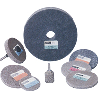 Standard Abrasives 500 Series Soft Density Unitized Wheels, 3" x 1/4", 1/4" Arbor, Medium Grit, Aluminum Oxide Moffatt Supply & Specialties