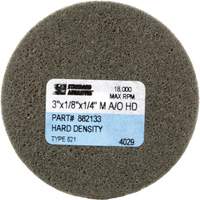 Standard Abrasives Unitized Wheel, 3" x 1/8", 1/4" Arbor, Medium Grit, Aluminum Oxide Moffatt Supply & Specialties