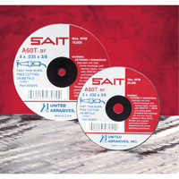 Cut-Off Wheel, 5" x 0.045", 7/8" Arbor, Type 27, Aluminum Oxide/Ceramic, 12200 RPM Moffatt Supply & Specialties