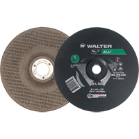 Aluminium Depressed Centre Grinding Wheels, 9" x 1/4", 7/8" Arbor, Type 27 Moffatt Supply & Specialties