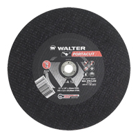 Meule &agrave; tronçonner rapide en acier inoxydable Portacut, 12" x 1/8", Arbre de 3/4", Type 1, Oxyde d'aluminium, 6300 Tr/min Moffatt Supply & Specialties