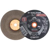 HP Spin-On Grinding Wheel, 5" x 1/4", 5/8"-11 Arbor, Type 28S Moffatt Supply & Specialties