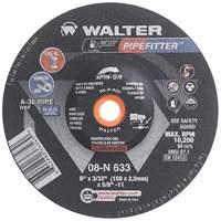 PIPEFITTER Grinding Wheel, 6" x 3/32", Aluminum Oxide, Type 27 Moffatt Supply & Specialties