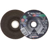 FLEXCUT Grinding Wheel, 5", 36 Grit, Aluminum Oxide, 7/8", 12200 RPM, Type 29 Moffatt Supply & Specialties