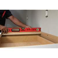 Heavy Duty Level, Box, 24" L, Aluminum, Non-Magnetic Moffatt Supply & Specialties