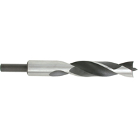 Brad Point, Wood Drills, 1", 8-5/8" Length, 1/2" Shank Moffatt Supply & Specialties