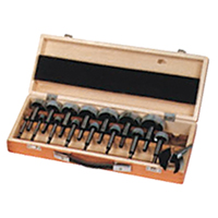 Bormax Forstner Bit Kits in a Wooden Box, 16 Pieces, High Carbon Steel Moffatt Supply & Specialties