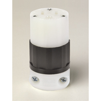 Prise &agrave; broches droites mise &agrave; la terre, 5-15R, Nylon Moffatt Supply & Specialties