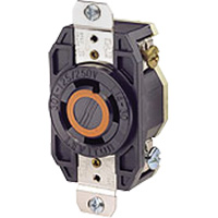 Prise encastr&eacute;e mise &agrave; la terre simple &agrave; trois bornes et quatre fils Moffatt Supply & Specialties