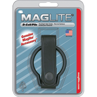 Belt Clip for D-Cell Flashlights, Flashlight Holder, Leather, 1 Pockets Moffatt Supply & Specialties