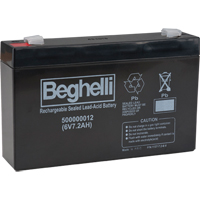 Sealed Lead Acid Batteries, 6 V, 7.2 Ah Moffatt Supply & Specialties