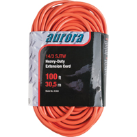 Cordon rallonge en vinyle, Ext&eacute;rieur, SJTW, AWG 14/3, 13 A, 100' Moffatt Supply & Specialties