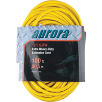 Cordon rallonge en vinyle, Ext&eacute;rieur, SJTW, AWG 12/3, 15 A, 100' Moffatt Supply & Specialties