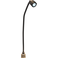 LS Series High-Output Flexible Light, 5 W, LED, 20" Neck, Black Moffatt Supply & Specialties