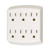 Adaptors, 6 Outlet(s), 15 Amps, 1875 W, 125 Moffatt Supply & Specialties