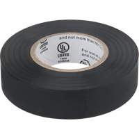 Ruban isolant, 19 mm (3/4") x 18 m (60'), Noir, 7 mils Moffatt Supply & Specialties