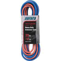 TPE-Rubber Extension Cord with Light Indicator, All-Weather, SJEOW, 14/3 AWG, 15 A, 3 Outlet(s), 25' Moffatt Supply & Specialties