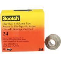 Scotch&reg; Electrical Shielding Tape, 25.4 mm (1") x 4.6 m (15'), Black, 16 mils Moffatt Supply & Specialties