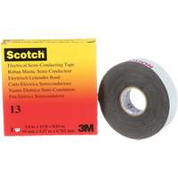 Scotch&reg; Electrical Semi-Conducting Tape, 19 mm (3/4") x 4.6 m (15'), Black, 30 mils Moffatt Supply & Specialties