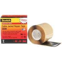 Scotch&reg; Cable Jacket Repair Tape, 51 mm (2") x 1.8 m (6'), Black, 60 mils Moffatt Supply & Specialties