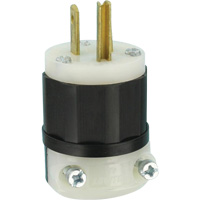 Hospital Grade Extension Plug, Nylon, 15 Amps, 125 V Moffatt Supply & Specialties