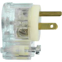 Angled Hospital Grade Extension Plug, Nylon, 15 Amps, 125 V Moffatt Supply & Specialties