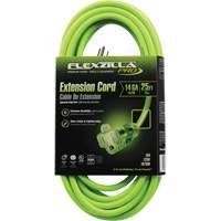 Flexzilla&reg; Pro Industrial Extension Cord, All-Weather, SJTW, 14/3 AWG, 15 A, 25' Moffatt Supply & Specialties