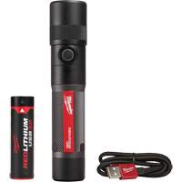 1100L Twist Focus Flashlight, LED, 1100 Lumens, Rechargeable Batteries Moffatt Supply & Specialties