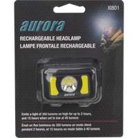 Headlamp, LED, 350 Lumens, 2 Hrs. Run Time, Rechargeable Batteries Moffatt Supply & Specialties