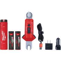 REDLITHIUM USB Utility Hot Stick Light, LED, Rechargeable Batteries, Aluminum Moffatt Supply & Specialties