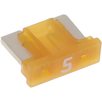 LP MINI&reg; Series Automotive Blade Fuse, Cartridge, 5 Amps, 58 V Moffatt Supply & Specialties