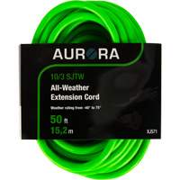 Cordon rallonge de calibre industriel, Toutes saisons, SJTW, AWG 10/3, 15 A, 50' Moffatt Supply & Specialties