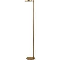 Aged Brass Floor Lamp with Metal Base Moffatt Supply & Specialties