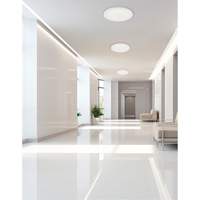 Matte White Surface Flush Mount Light Moffatt Supply & Specialties