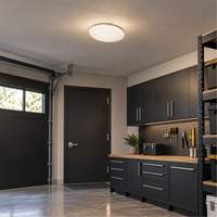 White Surface Ceiling Flush Mount Light Moffatt Supply & Specialties