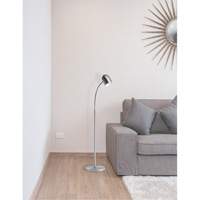 Satin Chrome Floor Lamp Moffatt Supply & Specialties
