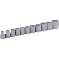 Jeu de douilles SAE, 11 Mcx, Prise de 3/8" Moffatt Supply & Specialties