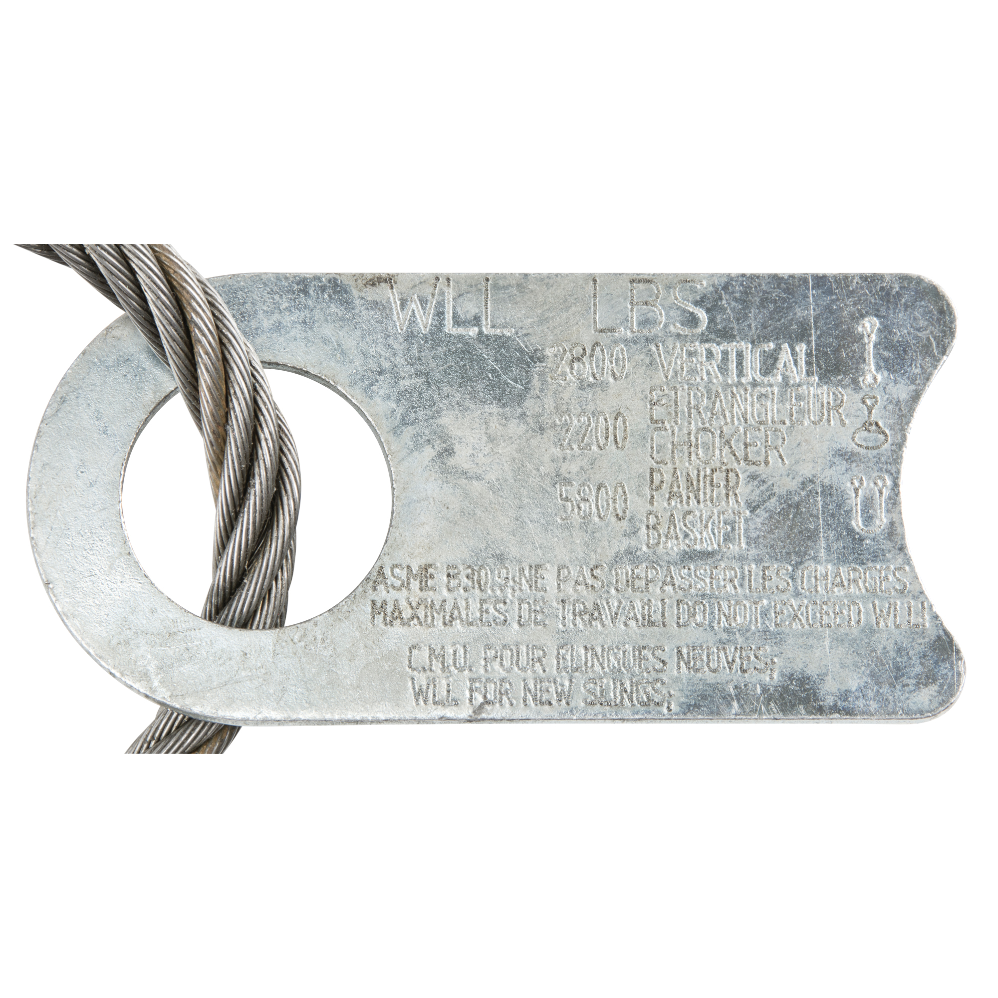 Vanguard Steel Wire Rope Lifting Sling - Eye & Eye | Moffatt Supply ...
